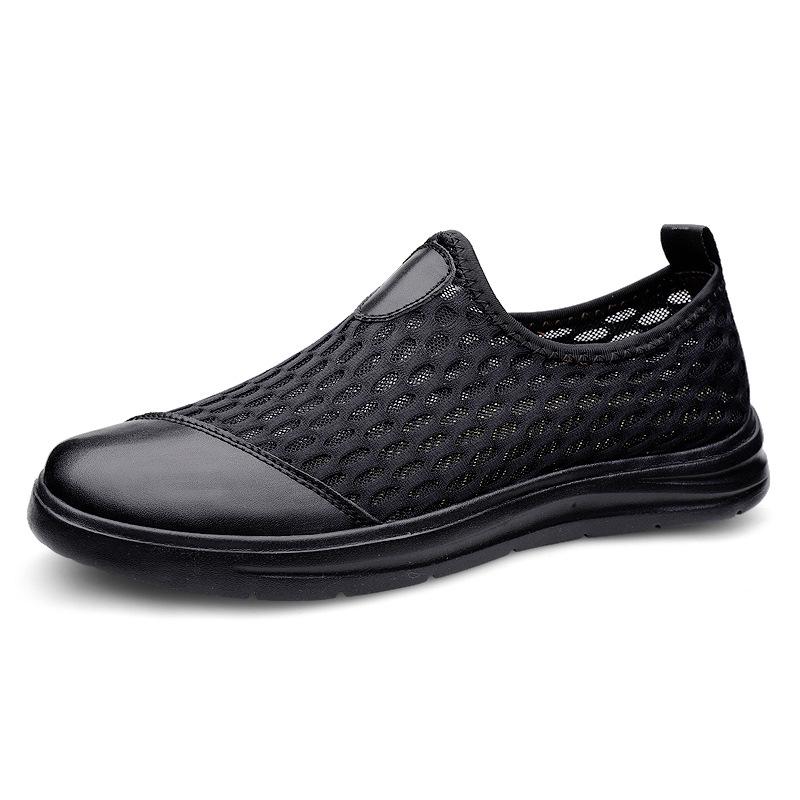 Plus Size Men s Trendy Summer Mesh Slip-on Casual Shoes 46
