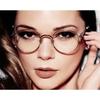 Handmade CHAR trendy and versatile glasses frame, ultra-light pure titanium retro round frame with anti-blue light myopia frame for men and women