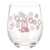 Dick Bruna Glass Cooling Below Gentle Flower Made In Product Number 418108 "Miffy" Tumbler, Approx. 260ml, Glass, Color-Changing 17°C, Design, Japan,