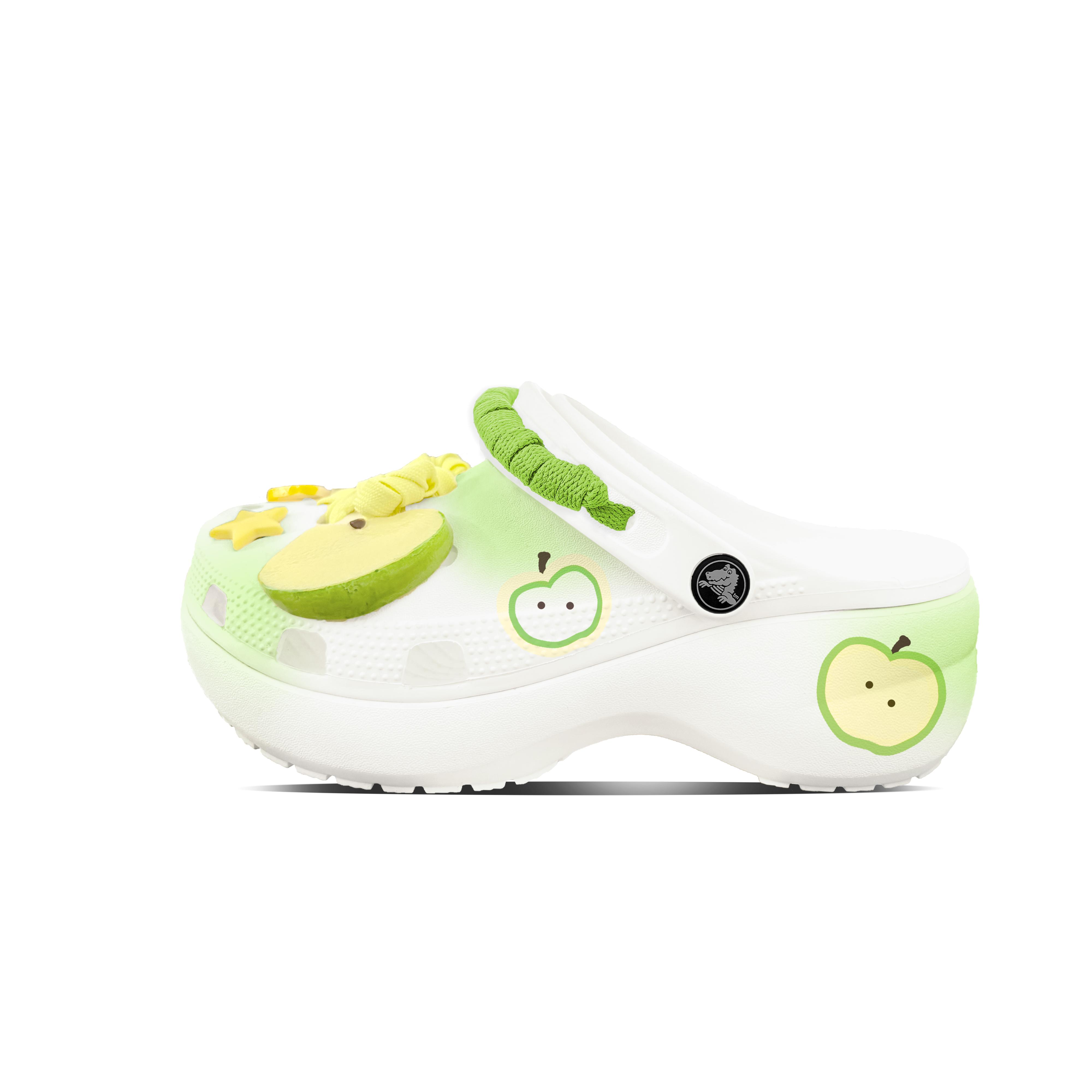 

Crocs Classic clog Apple Land EVA Cute Korean Summer Hole Shoes Unisex Green 37-38 зеленого яблока