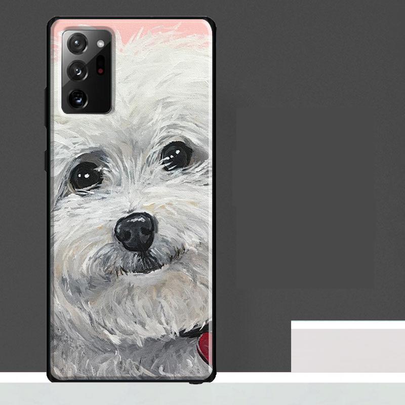 Bichon Frise Dog Puppy Case For Samsung Galaxy S25 Ultra S21 S22 S23 S24 Ultra S9 S10 S20 Plus S25 FE Phone Cover