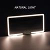 Miroir de Maquillage LED pour Voiture avec Double Commande Tactile Lumière d'Appoint & USB