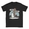 But Why Penguin T Shirt Unisex Cotton Vintage TShirts Crew Neck  Tees Short Sleeve Clothes Gift Idea