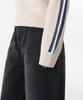 MUSINSA STANDARD WOMAN Women'S Crew Neck Track Knit [Ivory]