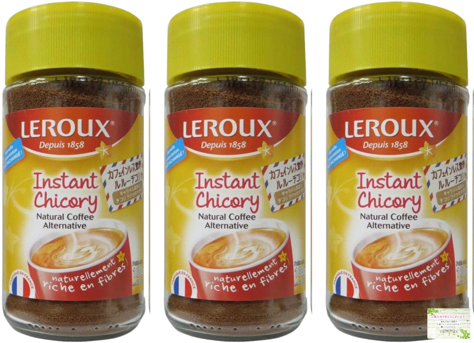 

из Japan Coffee Trading Le Roux Растворимый цикорий 100 г [Набор 3]