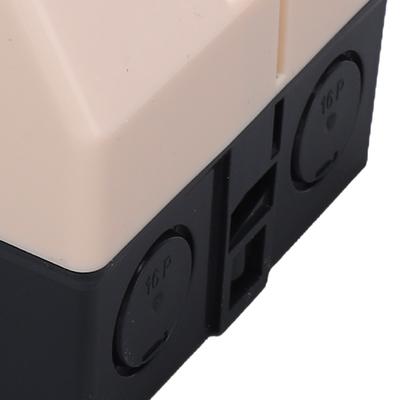 Wasserdichte Leistungsschalterbox Verschleißfeste Handflächenunterdrückungsfunktion Verteilungs-Schutzbox für für GV2 MC02 GV2 ME