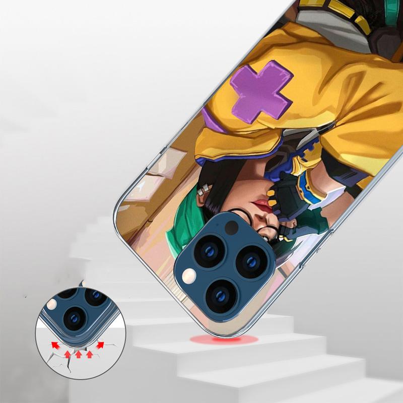 Valorant Killjoy Phone Case For iPhone 17 Air 16 Pro Max 16E 15 + 14 Plus 11 12 13 Mini 7 8 SE Gift Print Cover Fundas 17 Air 16