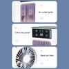 Small Desktop Air Conditioning USB Air Cooling Machine 3 Speeds 7 LED Light for Home Office Dormitory Own Cooling