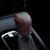 PU Leather Car Gear Head Shift Knob Collars Case Cover For Toyota Corolla E210 Camry XV70      2024 Hybrid