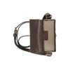 GUCCI Horsebit 1955 Canvas With Leather Cell Phone Pouch, Shoulder Bag, Crossbody Bag Mini Unisex Ebony/Brown