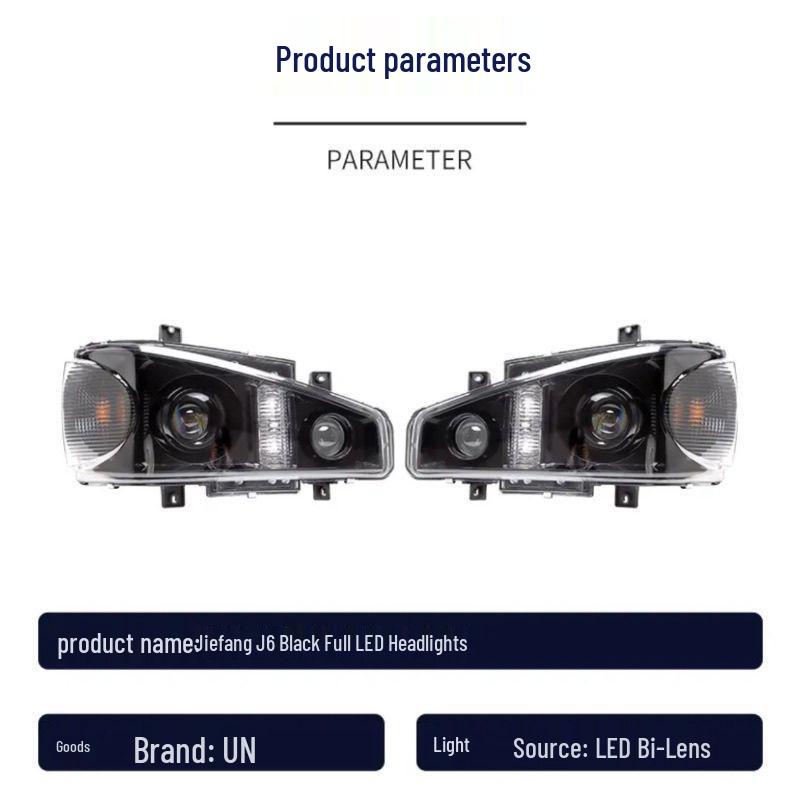 FAW J6 Super Bright Dual-Lens All-LED Headlight Assembly for J6P/J6M Models