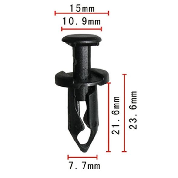

Set Of 100x ATV Retainer Clip 8mm Push Pin Splash Guard Body Panel Clips For Honda Polaris Sportsman 7661855 90653-HC4-900