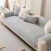 Milk Fleece Sofa Cushion Winter Short Plush Non-Slip Seat Cushion Simple And Advanced Sense Thickened Leather Sofa Cover Cover Cloth