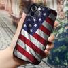 Custodia per Telefono Bandiera Americana USA Stella a Cinque Punte Per Apple iPhone 16 15 14 13 12 11 Pro Max XR XS Max 7 8 Plus SE2 Cover Posteriore