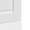 Dishwasher Panel Porto White 45 x 1.5 x 57 cm Wood Based Material