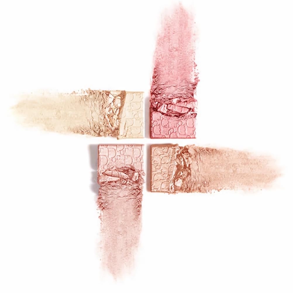 Dior Backstage Face Glow Palette Rose Gold 10g Pudr na obličej Barva na tváře Kosmetika Narozeninový dárek Dárek Nákupní taška součástí []DIOR #004
