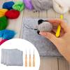 Wool Felting Mat Felt Supply Kit Needle Felting Pad Accessories Synthetic Fiber Needlework Tools for Crafting and DIY
