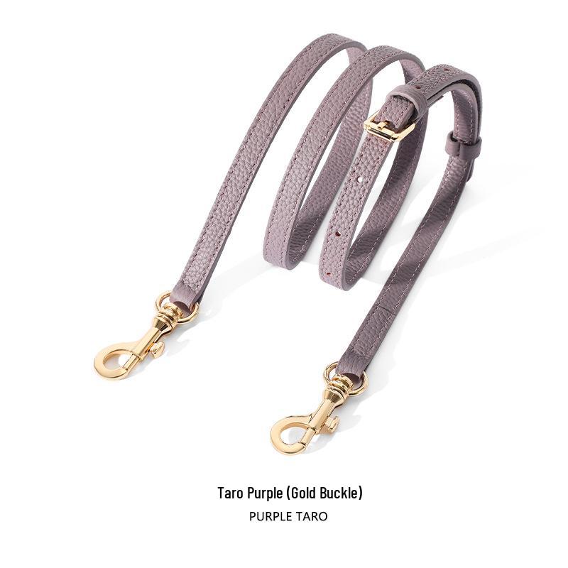 Mahuangshi Echtes Leder Litschi-Muster Taschenriemen A-74 - Dünner, langer Schulterriemen aus Rindsleder für Umhängetaschen, Einzelkauf.