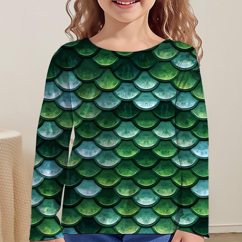 2024 Kids Clothes Sequins Print Blouse for Girls Children Summer Clothes Fashion Girl T-Shirt Top O-Neck Children's T-Shirt Girl