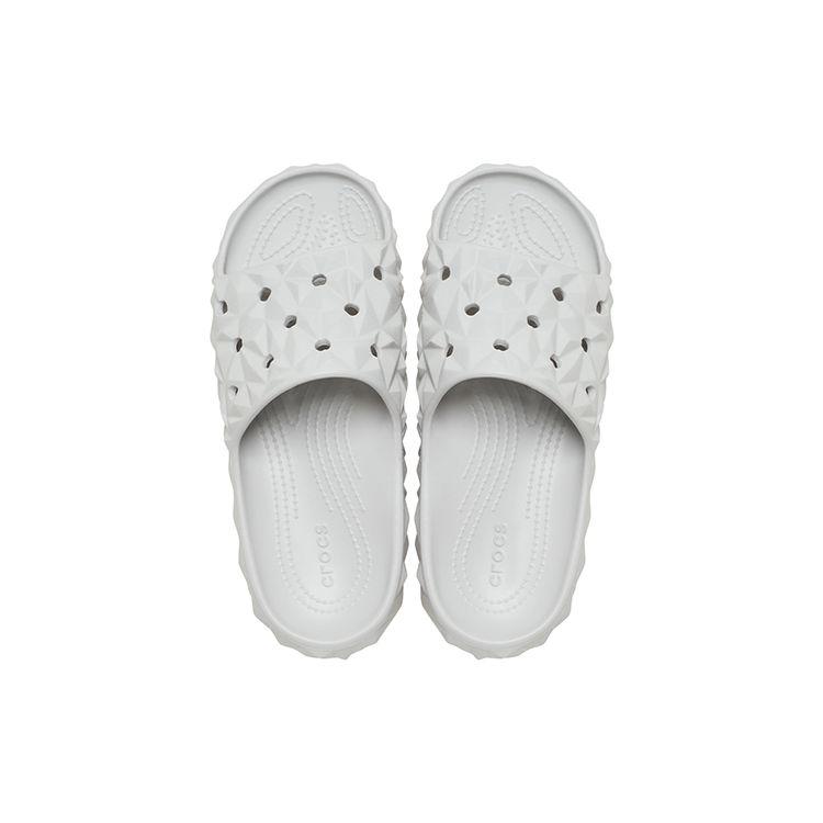 Crocs Classic Geometric Slide 2.0 Atmosphere Unisex Sneakers White 209608-1FT