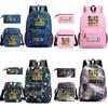 Sprunki Music Game Backpack With Cartoon Print And Ergonomic Shoulder Straps For Teens
