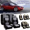 readygohigh Seat Covers for Kei All Set of or Headrest Front Seat Rear Seat Cushion Apron Seat Hook Universal Car for Kei Cars and Standard All Seats