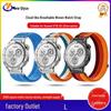 Compatible with Huawei GT Series (18/20/22mm) Woven Nylon Velcro Watch Strap with Metal Buckle.