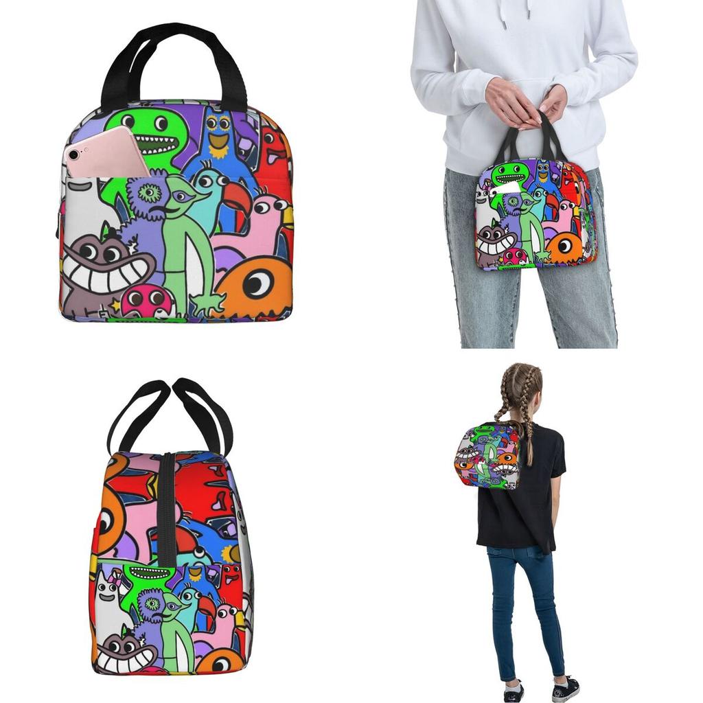 Insulated Lunch Bags Garten Of Banban Funny Games Product Storage Food Box Ins Style Cooler Thermal Bento Box For School