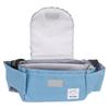 Universal Stroller Organizer with Cup Holders Polyester Waterproof Stroller Storage Bag Attachment for Phone