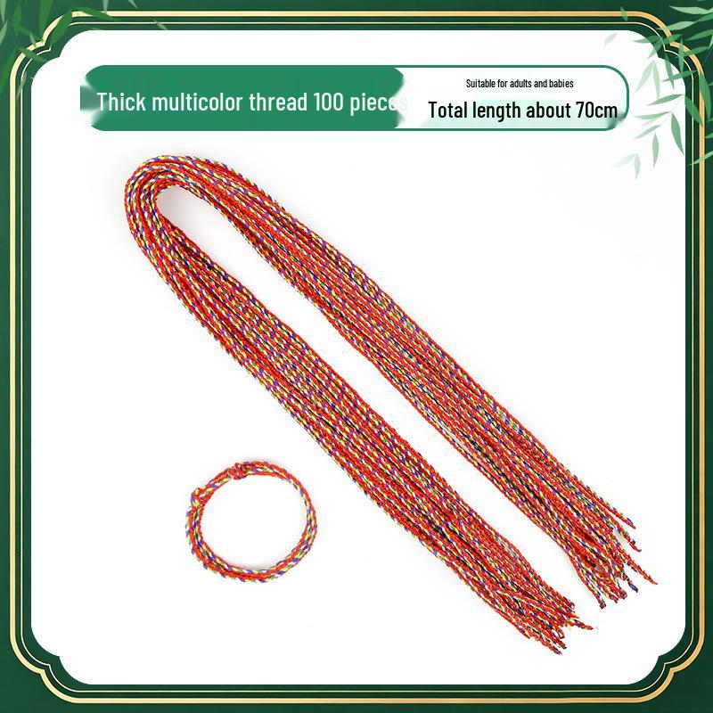 Handmade Five-Color Dragon Boat Festival Bracelet - Baby Gift & Classmate Memento