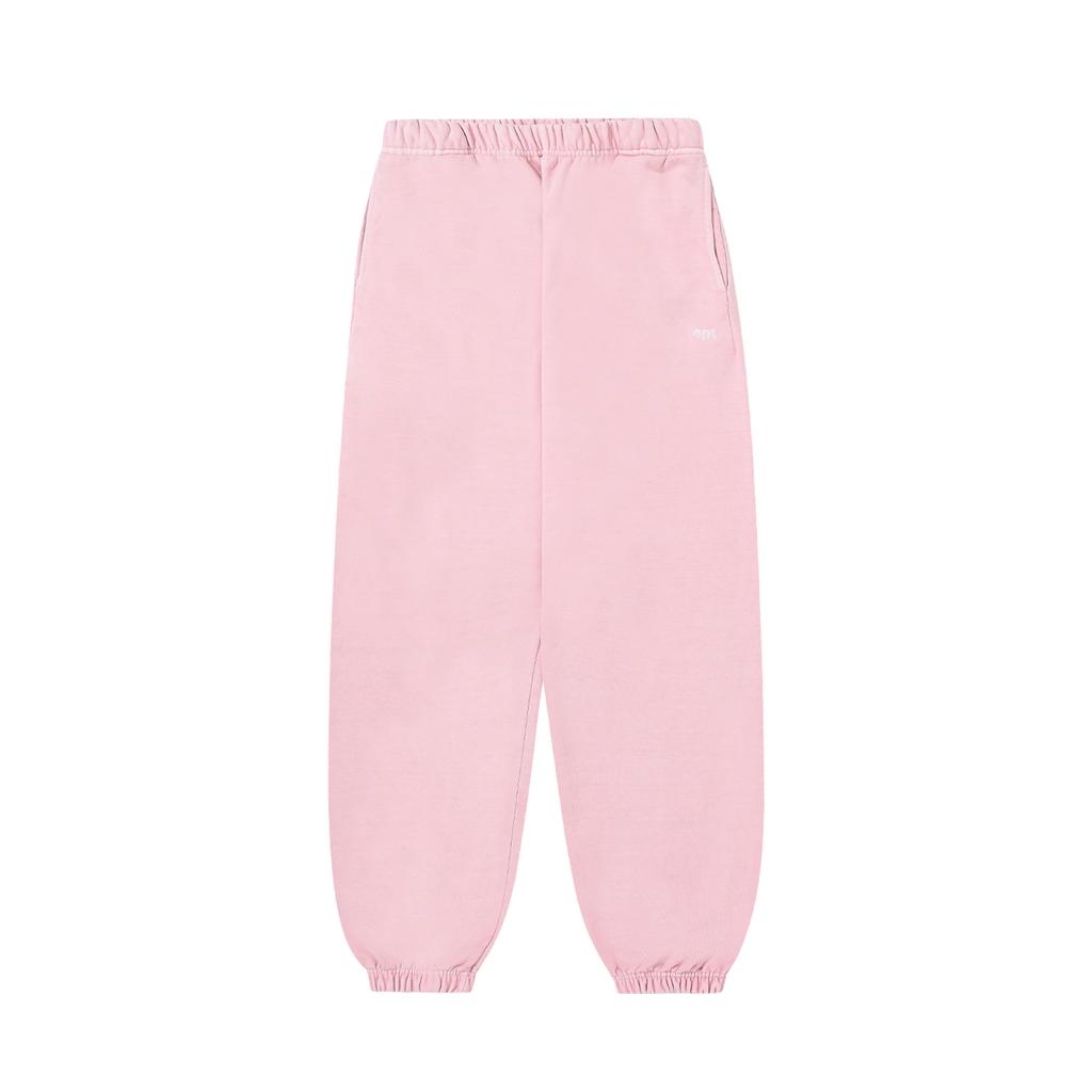 Ipiti Embroidered Pigment Sweat Pant (Peach)