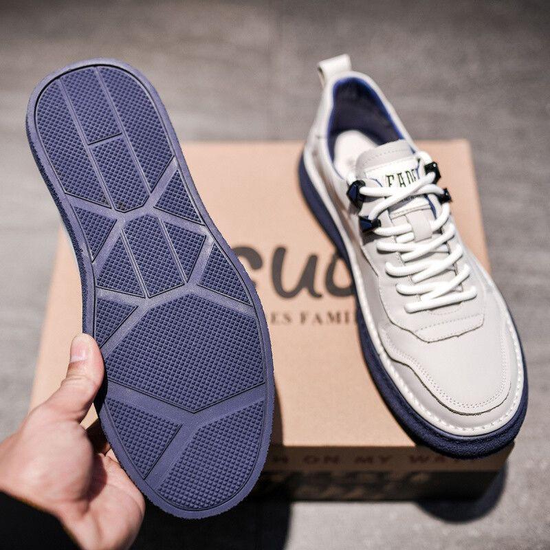 New men's personalized hand-sewn shoes casual shoes versatile board shoes single shoes men's shoes