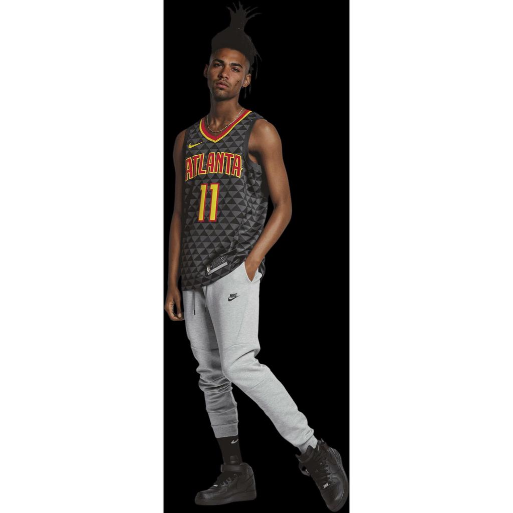 Nike Atlanta Hawks Trae Young #11 Basketball Jersey Men Basketball Jerseys Black 864457-017