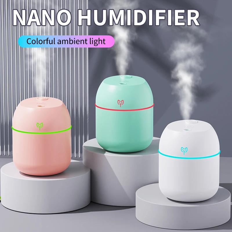 2026 selling 220ML thick fog usb air humidifier small desktop humidifier home smart car aromatherapy machine