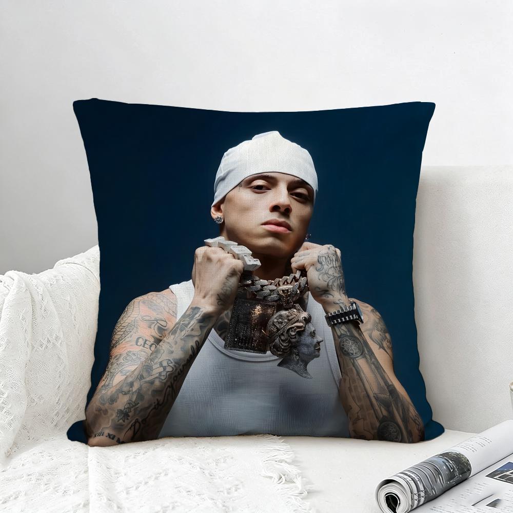 Rapper Central Cee Cushion Cover Natural Linen Pillowcase Set AllinOne Decor for Sofa Bedroom  Chair