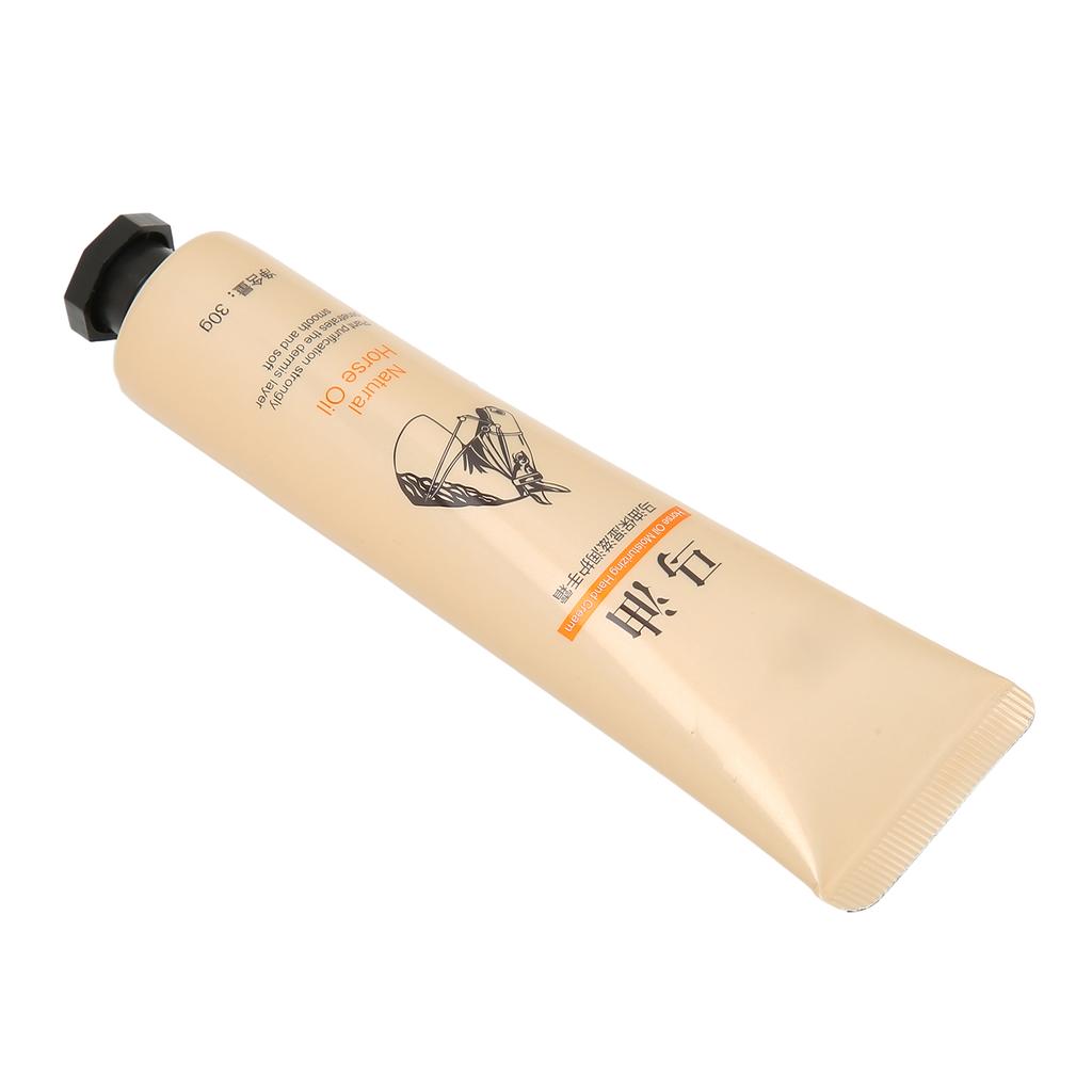 Nourishing Hand Cream Natural Horse Oil Deep Moisturizing Healing Hand Cream for Extra Dry Skin 30g 1.06oz
