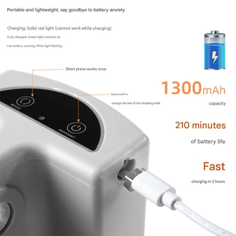 Macchina Elettrica Automatica per Ravioli a Doppia Testa Stampo Set Rapido per Ravioli Domestico Macchina Elettrica per Ravioli