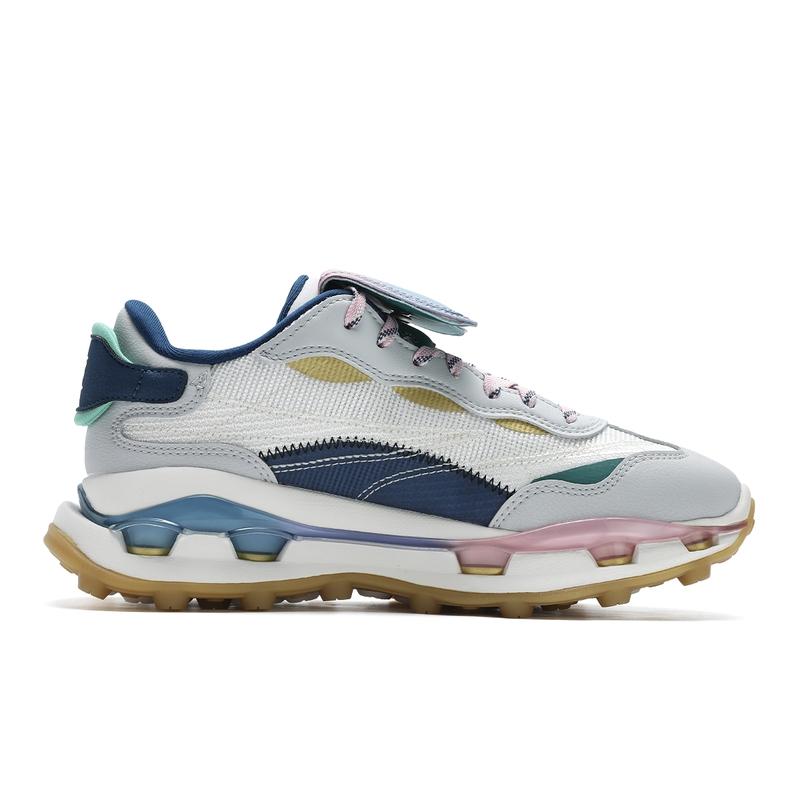 New FILA KM2 PO Casual Shoes Women's Milk White Lunar Rock Gray F12W433109FGL