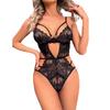 French romantic European and American sexy onesie, hot passion lace perspective erotic underwear