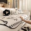 Autumn And Winter Sofa Cushion  New Non-Slip Plush Straight Row Sofa Cover Cloth Special-Shaped Thickened Leather Sofa Seat Cushion
