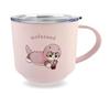 Mofusand Stackable Lid Stainless Steel Mug ( Monster Nyan ) Japan NEW