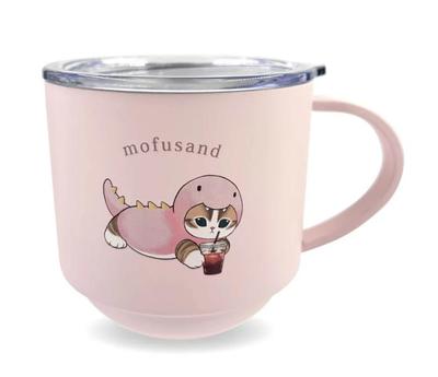 Mofusand Stackable Lid Stainless Steel Mug ( Monster Nyan ) Japan NEW