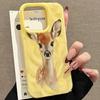 Adorable Deer Phone Case For iPhone 17 Cases iPhone 16 Pro Max 15 14 Plus 13 12 11 16E 17 Air Shockproof Candy TPU Bumper Cover