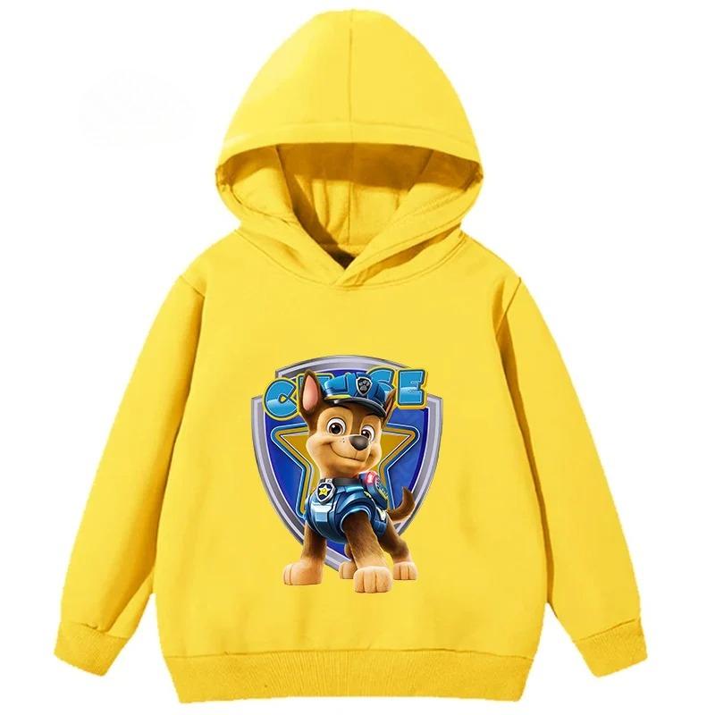Chase Printed Kids Boys Girls Hooded Sweatshirt 2026 Autumn PawpatrolCasual Fashion Warm Student Hoodie