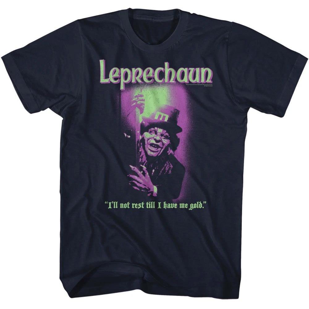 Leprechaun - Duotone Squares - American Classics - Solid Blue Short Sleeve 140