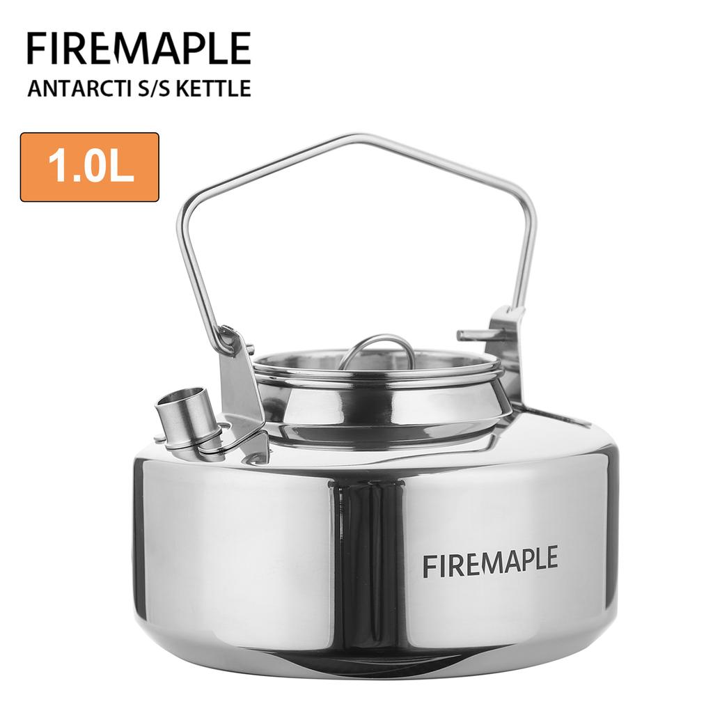 Fire Maple Antarcti Stainless Steel Backpacking Camping Kettle Bushcraft Outdoor Durable Teapot S304 0.6/1.0/1.2/1.5L 295g