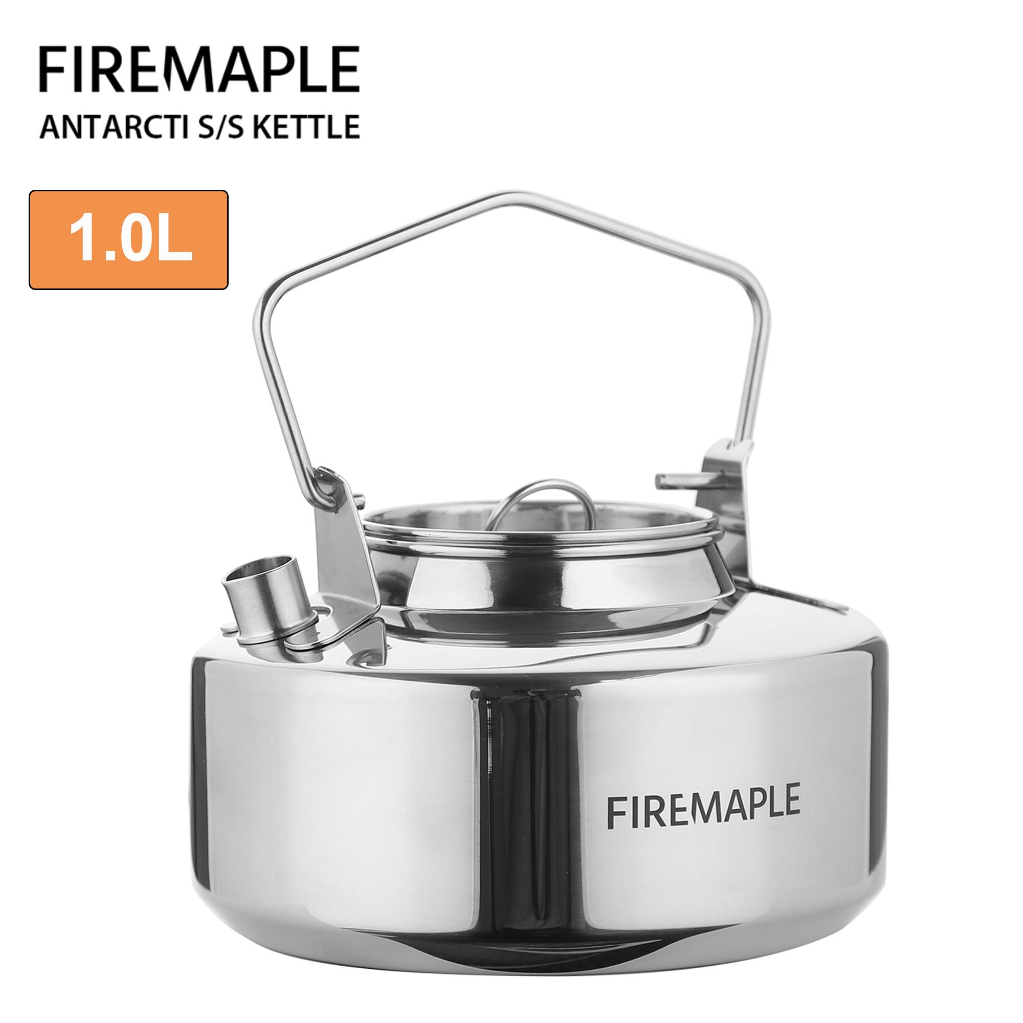 

Fire Maple Antarcti Stainless Steel Backpacking Camping Kettle Bushcraft Outdoor Durable Teapot S304 0.6/1.0/1.2/1.5L 295g