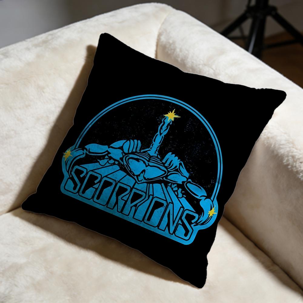 Trendy SScorpionsed Cushion Cover Soft Decorative Pillow Case Suitable for Bedroom Sofa Car Travel Use