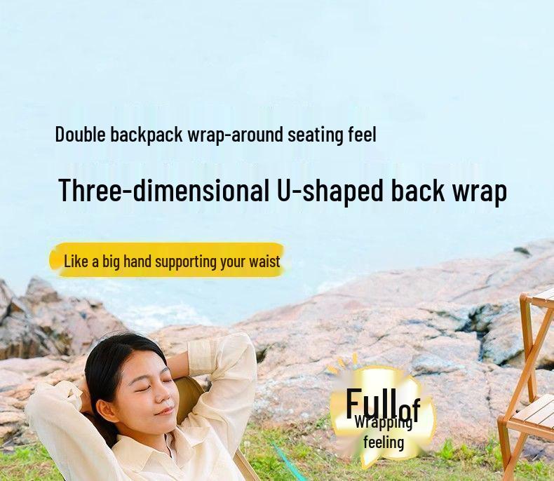 Portable Outdoor Moon Chair: Folding Camping, Fishing & Picnic Lounger