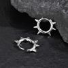 Xiaomi VNOX Stainless Steel Hypoallergenic Spike Circle Round Hoop Earrings 20.2x16mm Gothic Punk Jewelry Gifts for Men Party Festival